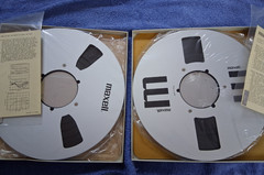 Lot of 2 Maxell UD 35-180 Sound Recording Tapes 3600 10.5 BLANK Reel to Reel