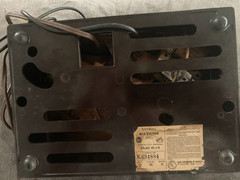 VINTAGE RCA VICTOR 1950 TURN TABLE MODEL 45 J-2. 1 OWNER. WORKS. « NICE »