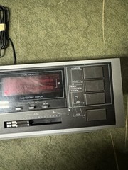 Sanyo ULTRX DBX Stereo Cassette Deck RD C21 – Powers On, Untested Audio