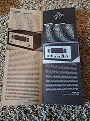 Original Vintage Fisher Radio 90-R 90-T FM AM Tuners Catalog Spec Sheet Ad