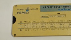 Vintage HP Hewlett Packard Vector Impedance Calculator Slide Rule