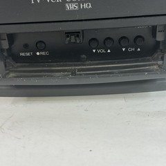 Sharp 90&rsquo;s Retro CRT 13&Prime; TV VCR VHS Player Combo 13VT-G120 Gamer Gaming TESTED