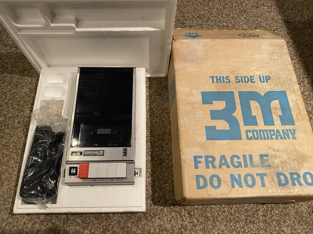 Vintage Wollensak 3M Cassette Recorder Model 4055 New Open Box