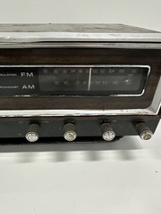Vintage Zenith Circle of Sound AM/FM Radio Model K421W Wood Grain Tested