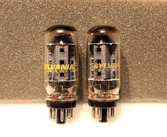 PAIR 1970&rsquo;s SYLVANIA 7591A &lsquo;Coin-Base&rsquo; Power Tube