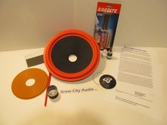 10&Prime; Recone Kit for Cerwin Vega DX3 DXW10 DXW-10 woofer 8 ohms