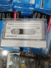 Blank Audio Recording Cassette Tapes D 30 Minutes Certron, Lot Of 25