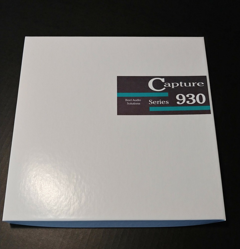 1/2&Prime; x 3600&prime; Reel To Reel Tape Capture 930 on metal reel for Otari, Ampex, ATR