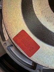 Pioneer HPM150/ Hpm1500 Woofer; 40-802a