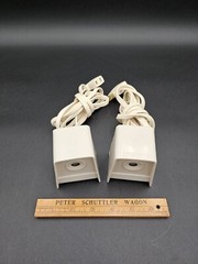Pair of Vintage Electronic Dayton Model 2E176 TV Receiver Remote Plug Adapter