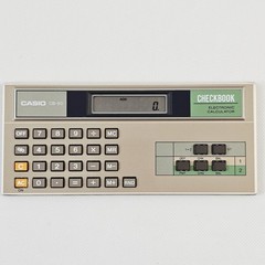 Casio CB-80 Checkbook Electronic Calculator TESTED & WORKS US SELLER