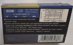 Vintage Sealed Sony UX-ES 60 Cassette Tape type ii