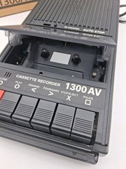 Vintage NOS Califone 1300AV Cassette Recorder Original Box New Old Stock Tested