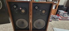 Acoustic research AR-5 speakers New Foam Surrounds,Good Working Condition