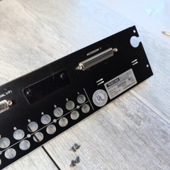 Tascam TSR-8 Reel to Reel – Rear Middle Cover Panel w/Accessory 1 & Remote Punch