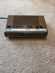 Vintage General Electric AM/FM Alarm Clock Radio Model 7-4624B Wood Grain TESTED