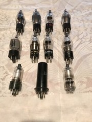 Assorted Lot Of 11 Vintage TV/Radio Tubes None tested sold as is￼￼