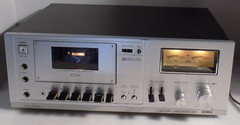 VINTAGE- AIWA AD-6300 SOLID STATE STEREO CASSETTE DECK RECORDER DOLBY JAPAN