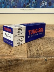 NOS NIB Tung-Sol GZ34 5AR4 Vacuum Tube Russia Hickok TV7 Tested
