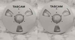 One Pair silvery TASCAM 10.5 » 1/4 Aluminum Reel to Reel Tape Reel RE-1400