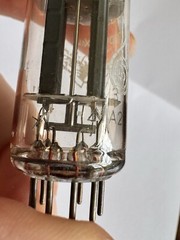 Pair AMPEREX 7062 E180CC RARE- BUGLE BOY Treble Clef Matched Heerlan Δ1A2 Grail