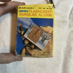 Vintage Archer Flashlight Burglar Alarm | Tandy Radio Shack 68-1013