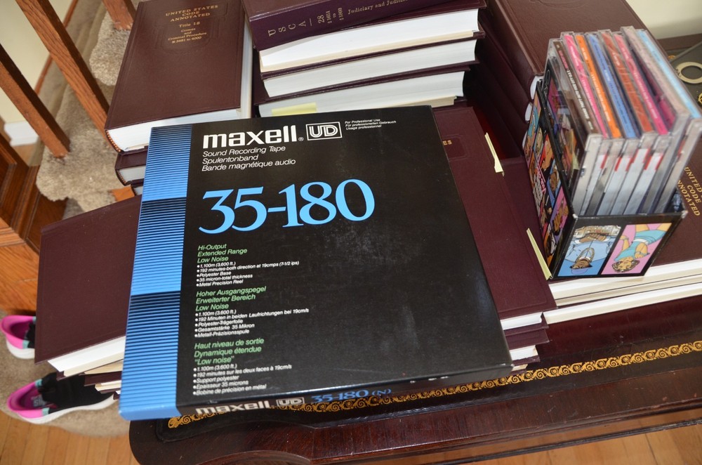 Brand New MAXELL UD 35-180 Pro Grade Reel To Reel Recording Tape – NEW Open Box