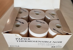 HP 82175A BOXED Black Print THERMAL PAPER (6 ROLLS) Vintage Open Box