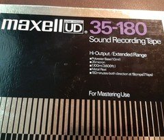 Vintage Maxell Ultra-Dynamic 35-180 10.5&Prime; Reel Metal NAB 1/4 » 192min 3600 Tape