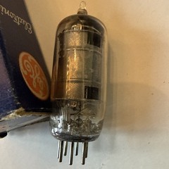 Vintage General Electric GE 6BA6 Vacuum Tube Tested At 90% T28