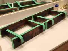 Custom Made Walnut Speaker Stands for Pioneer HPM 100 Speakers