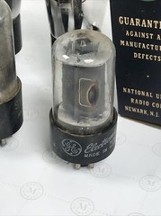 9 Vintage Tube Lot Zenith Has Tung-Sol Electronic NU Silvania GM USA 6146B