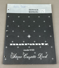 Marantz 5120 Stereo Cassette Deck Service Manual D-263