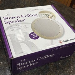 Vintage RADIO SHACK 6 1/2&Prime; Stereo Ceiling Speaker 40-4097 – NEW