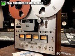 Akai GX-630D-SS Stereo/Quadra 2/4 Ch Reel to Reel Serviced + 30-Day $ Guarantee