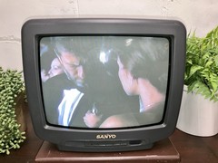 Sanyo Vintage AVM-1306 13&Prime; CRT TV Retro Gaming 1997 Vintage Works Coaxial Cable