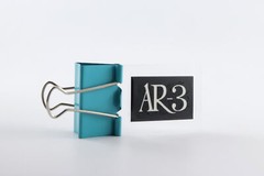AR-3 logo badge Sticker Decal DIY waterproof 42.2mm(1.66&Prime;)X26.2mm(1.03&Prime;)