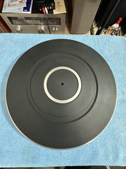 Pioneer PL-255 PL-115 Vintage Turntable For parts original Platter MAT Trim Ring