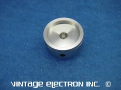 NEW Replacement DYNACO Knob (1-1/4&Prime; diameter) – SILVER Machined Aluminum