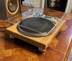 Pioneer PL-518 DD Auto Return Turntable Fully Serviced With New Veneer/Lid/Feet