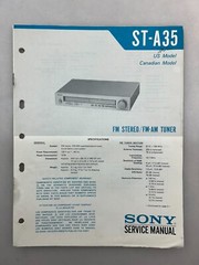 Sony ST-A35 Original Service Manual Free Shipping