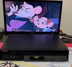 Samsung DVD-V9700 DVD VCR Combo Player VHS HDMI 1080p Up-Scaling Tested/Working