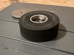 Ampex AG440 series 1/4” tape machine rubber pinch roller + cap and bearing 440C