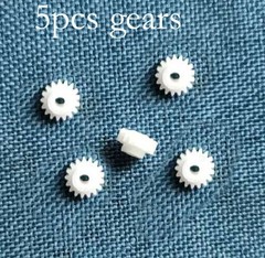 5pcs 17 Teeth Gears for Sony Casstte Deck 190 Series Recorder Player 100% New