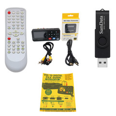 Sylvania DVD VCR Combo VHS to Digital Converter Bundle USB MP4 DVD Transfer
