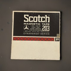 Scotch Reel To Reel 203 Empty 7” Plastic Reel And Box – In VG condition