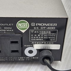 Pioneer DT-400 Digital Audio Timer Vintage Hi-Fi Component Power On Tested Japan