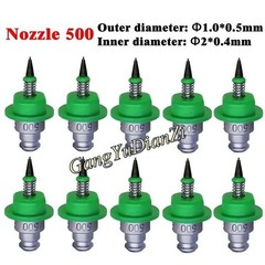 10Pcs./Lot New Nozzle 500 SMT 2000 Series Machine Φ1.0*0.5mm Φ2*0.4mm