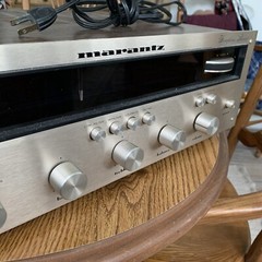 MARANTZ 2215 CHAMPAGNE ENGRAVED FACEPLATE . #622 on assembly Line.
