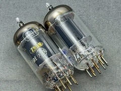 (2) NOS RCA 6211 Tubes *Smooth Black Plates Square Getters *Low Noise 12AU7*